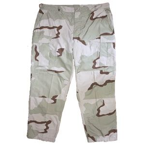🦅 Y2K DESERT STORM CAMO TACTICAL CARGO PANTS 🦅